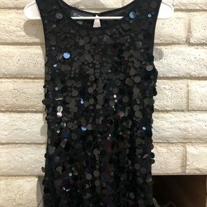 Sleeveless Sequin Top
